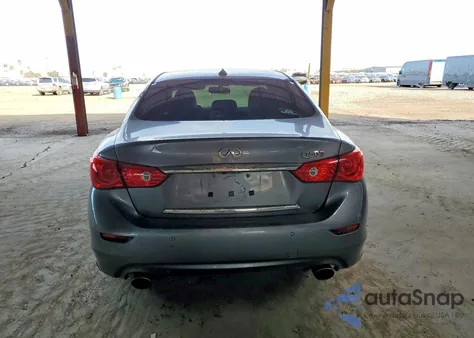 2017 Infiniti Q50 Red Sport 400 из США, поврежденный, VIN JN1FV7AP9HM850653